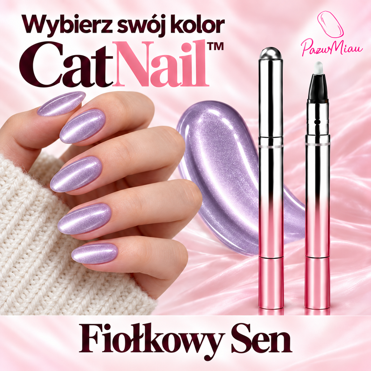 CatNail™ – Efekt CAT EYE jednym pisakiem