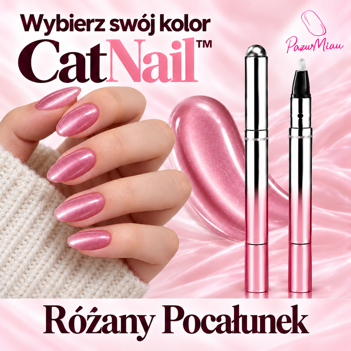 CatNail™ – Efekt CAT EYE jednym pisakiem