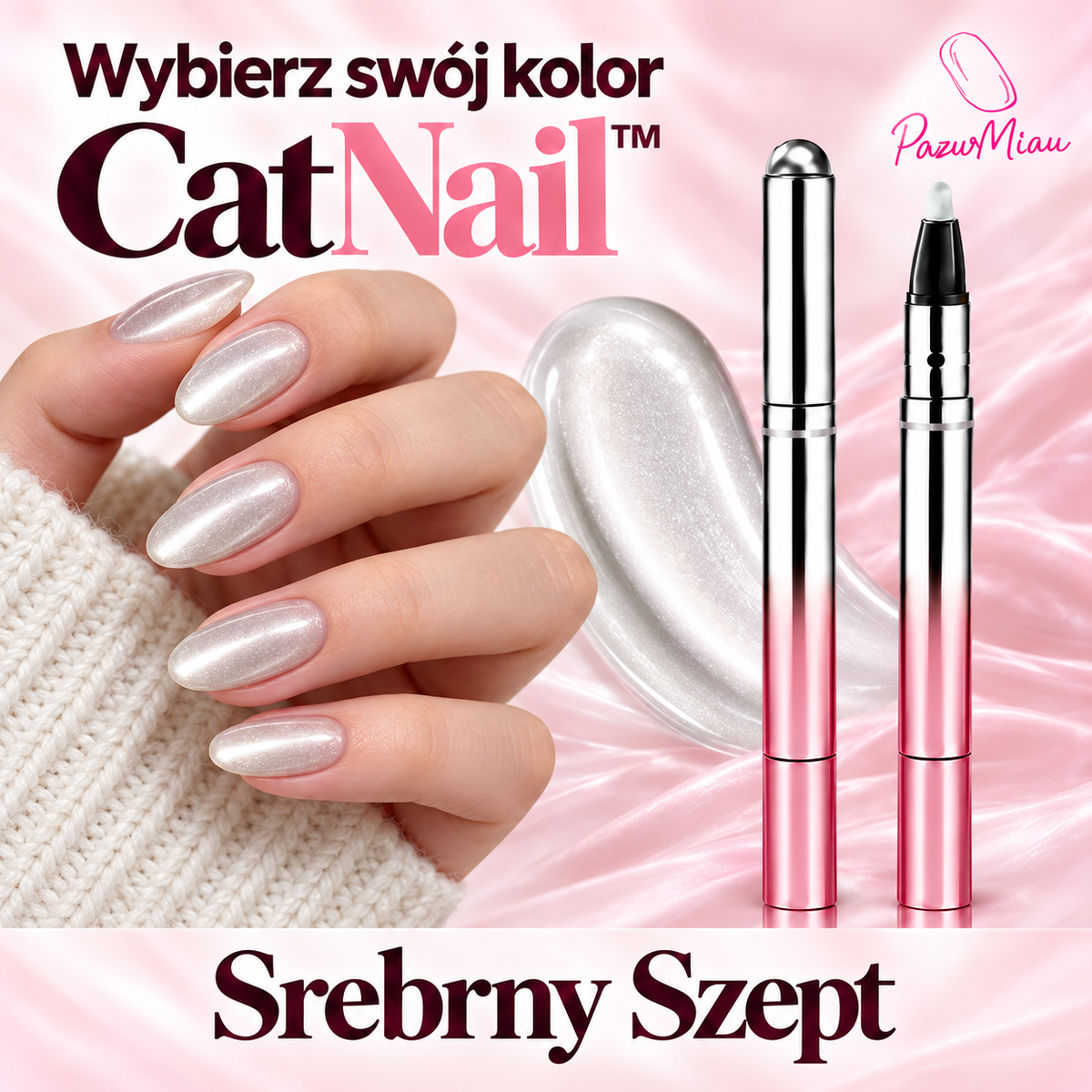 CatNail™ – Efekt CAT EYE jednym pisakiem