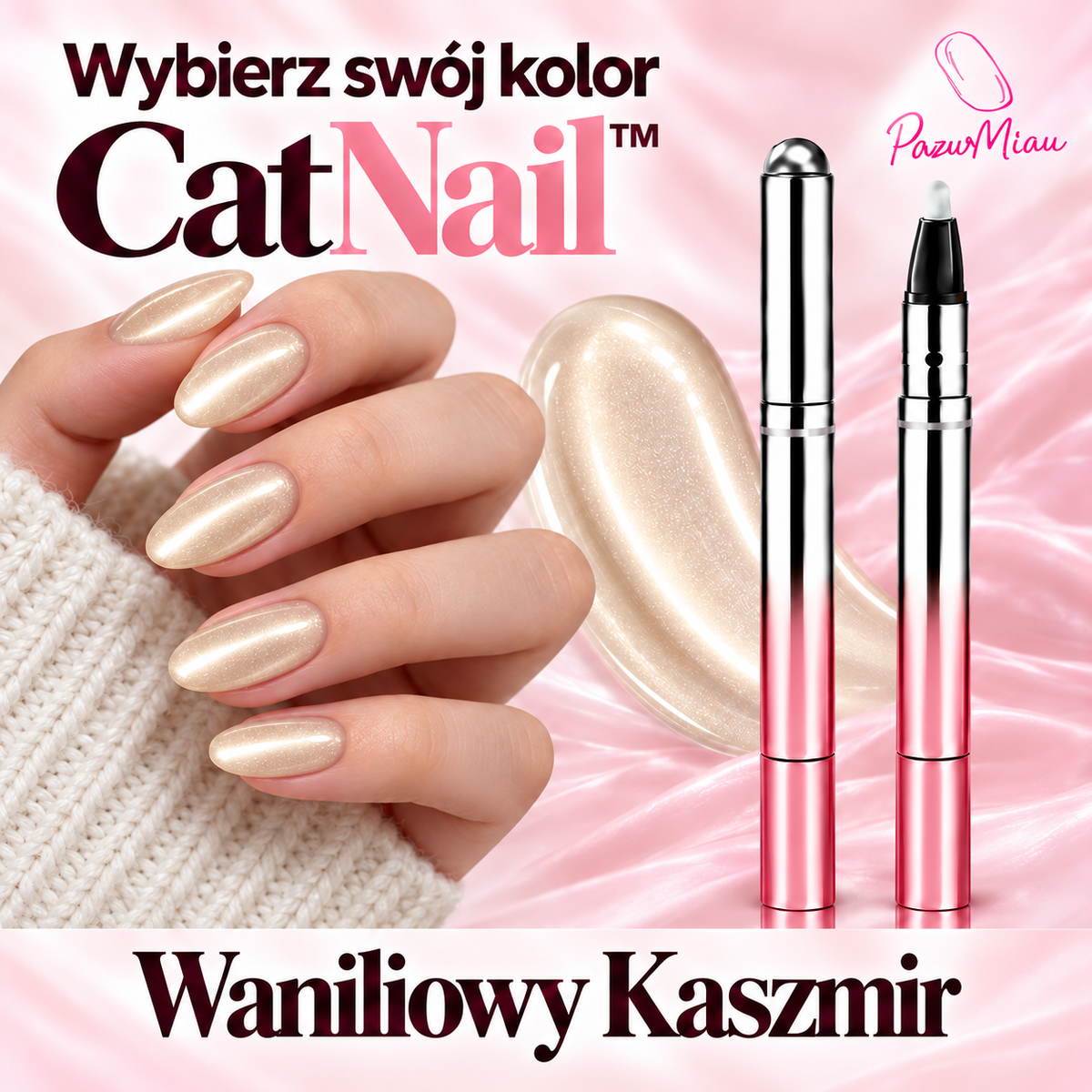 CatNail™ – Efekt CAT EYE jednym pisakiem