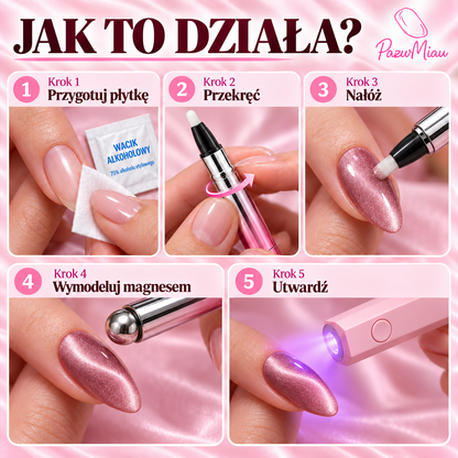 CatNail™ – Efekt CAT EYE jednym pisakiem
